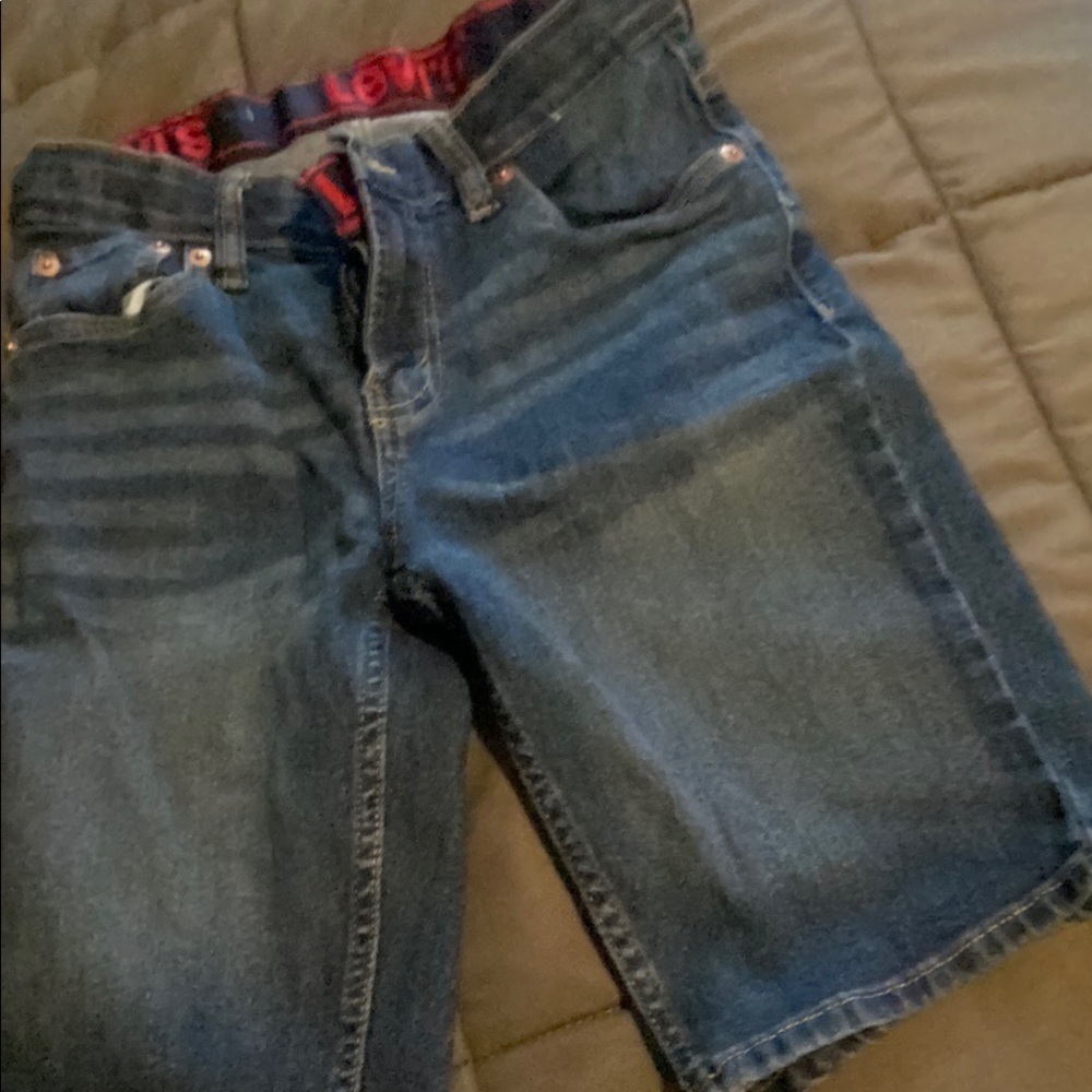 Levi's Kids Blue Denim Shorts